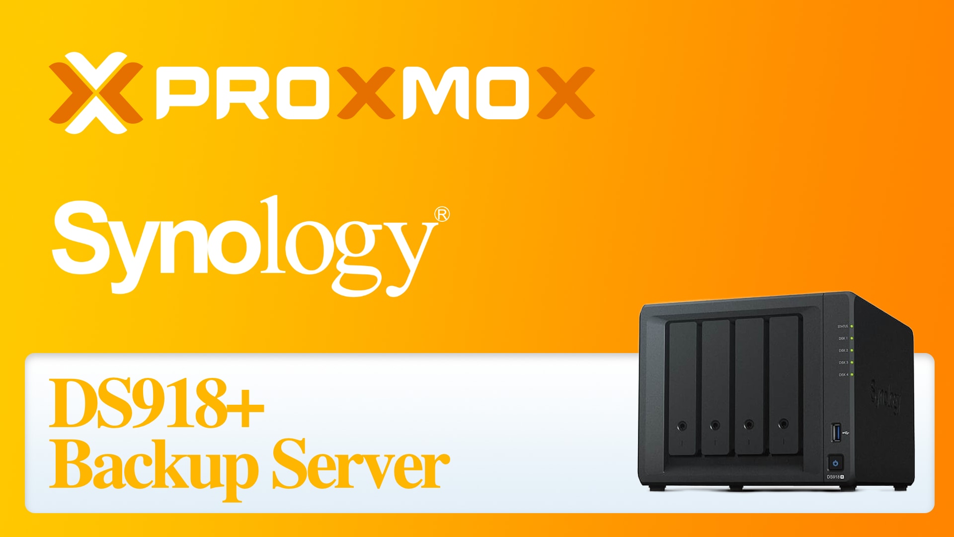 Setup a Proxmox Backup Server on Synology DSM